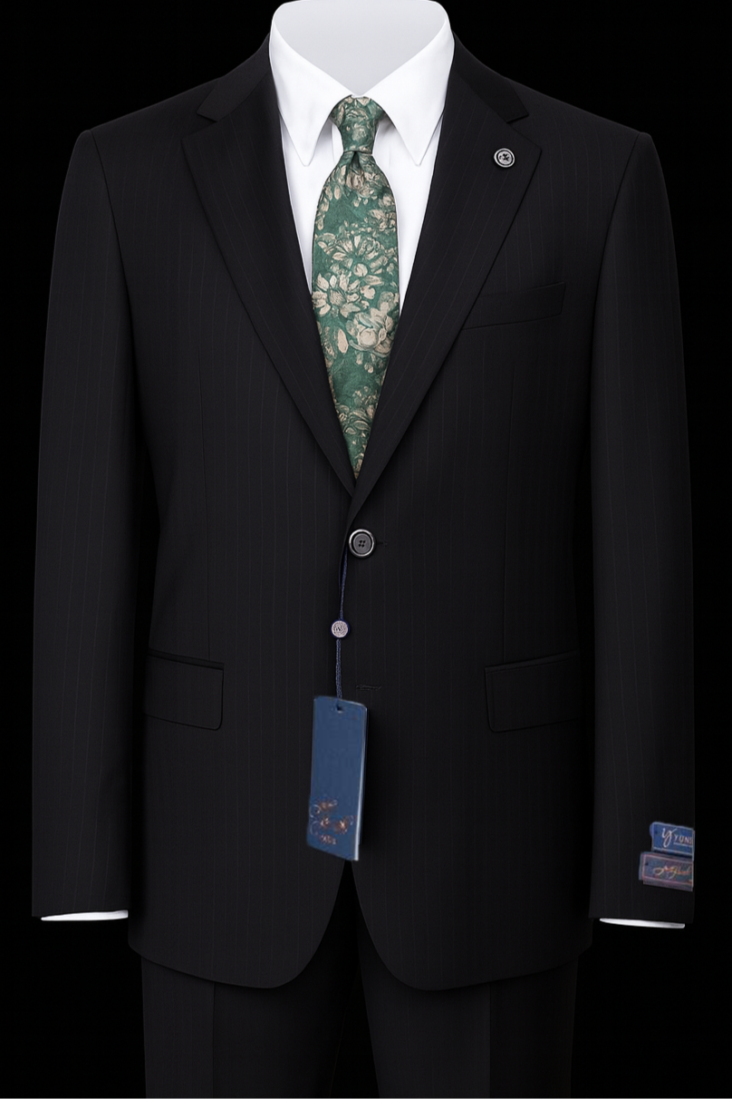 Classic Black Pinstripe
