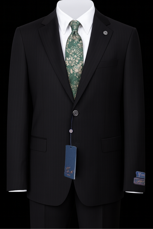 Classic Black Pinstripe