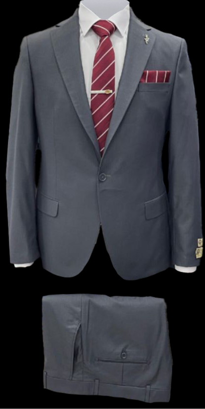 Charcoal Grey Polyviscose Suit