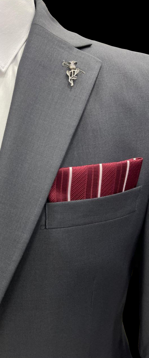 Charcoal Grey Polyviscose Suit